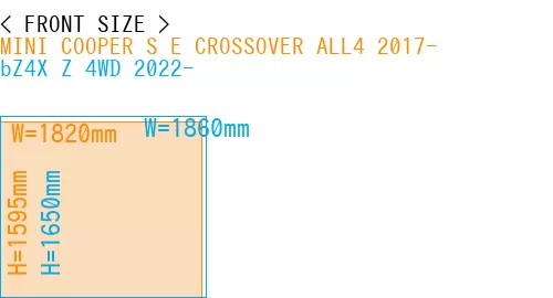 #MINI COOPER S E CROSSOVER ALL4 2017- + bZ4X Z 4WD 2022-